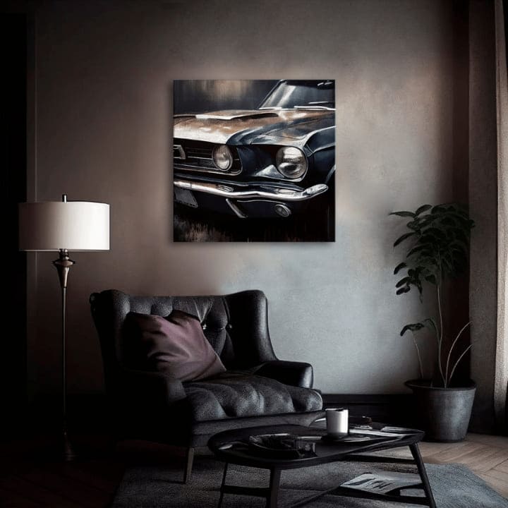 Oblikovanje dekoracije na platnu Galloping American Dream | različne dimenzije