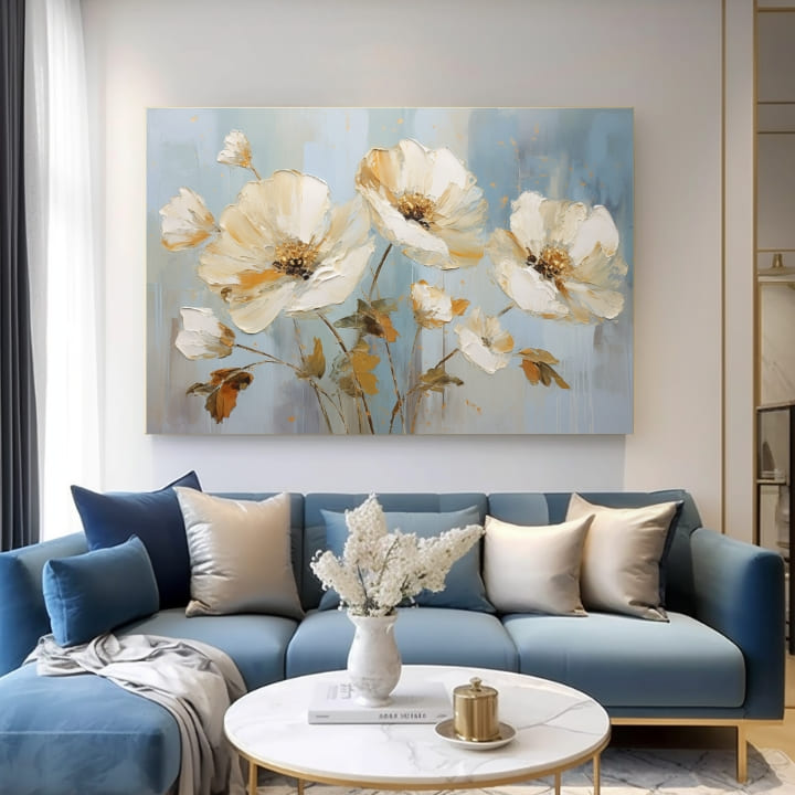 Cvetlični svet na platnu Naravna lepota 40x60 cm