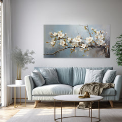 Cvetlični svet na platnu Oaza miru in veselja 60x120 cm