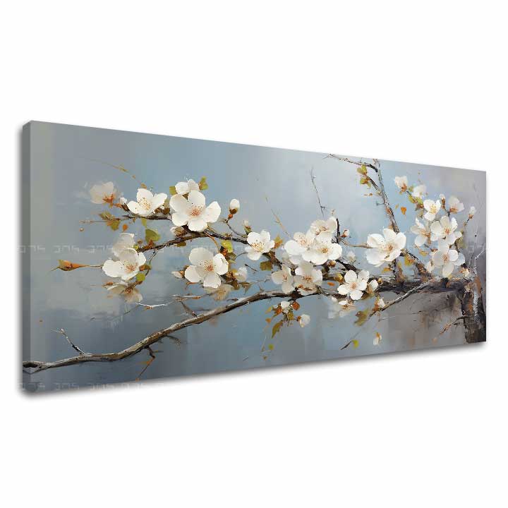 Cvetlični svet na platnu Oaza miru in veselja | različne dimenzije