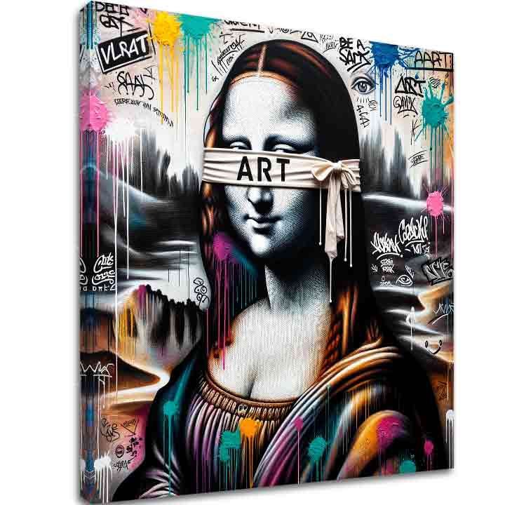 Platneni tisk - Mona Lisa Incognito | različne velikosti