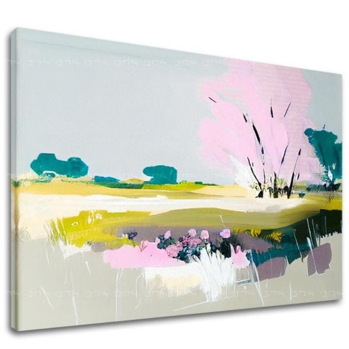 Pokrajina na platnu Abstraktni dan v naravi | različne dimenzije