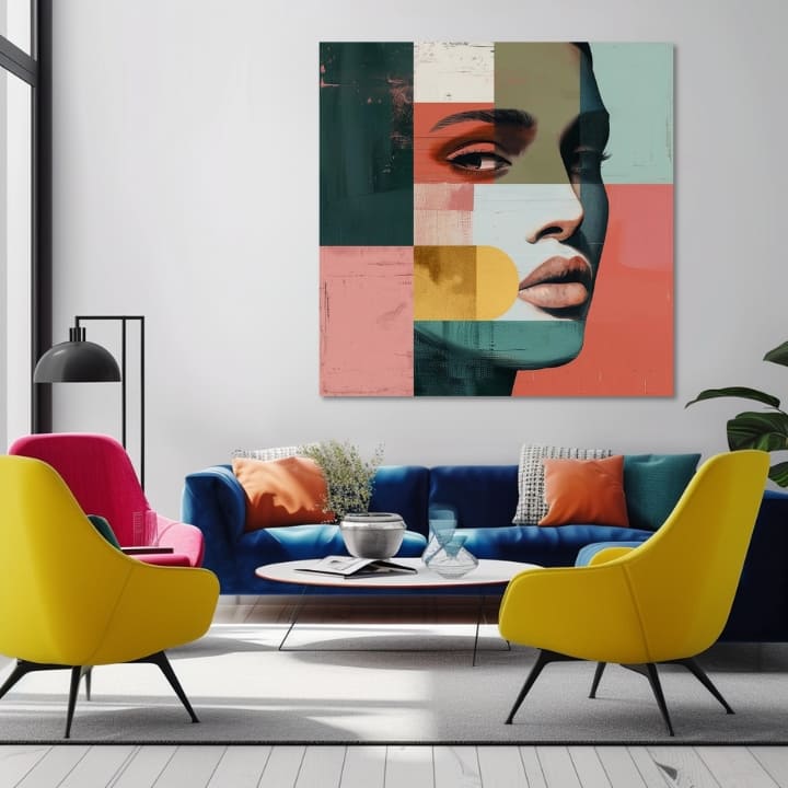 Elegantna podoba ženskega pogleda na svet