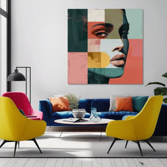 Elegantna podoba ženskega pogleda na svet