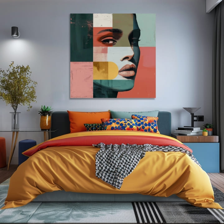 Elegantna podoba ženskega pogleda na svet