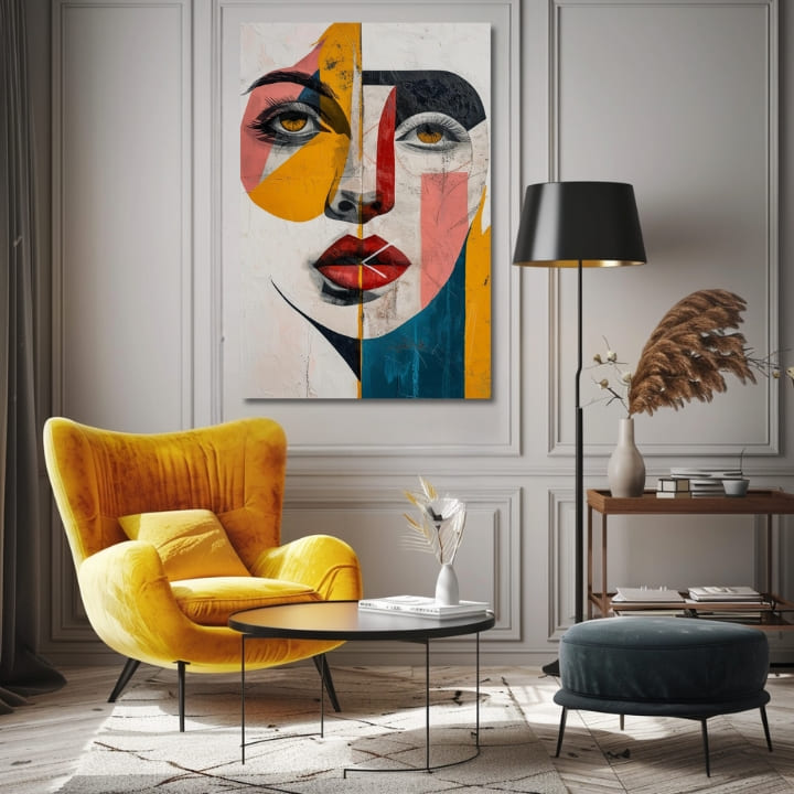 Elegantna podoba ženske Želja po poljubu