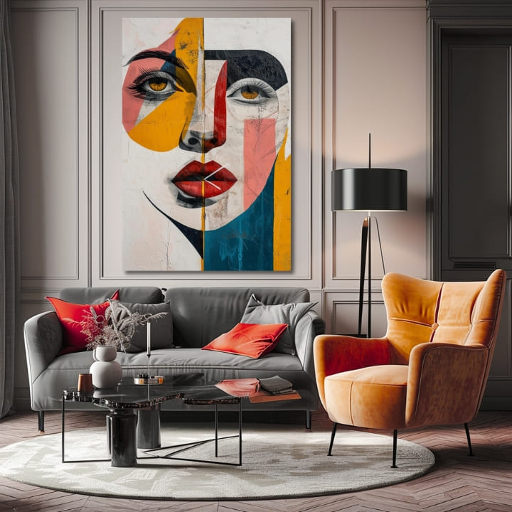 Elegantna podoba ženske Želja po poljubu