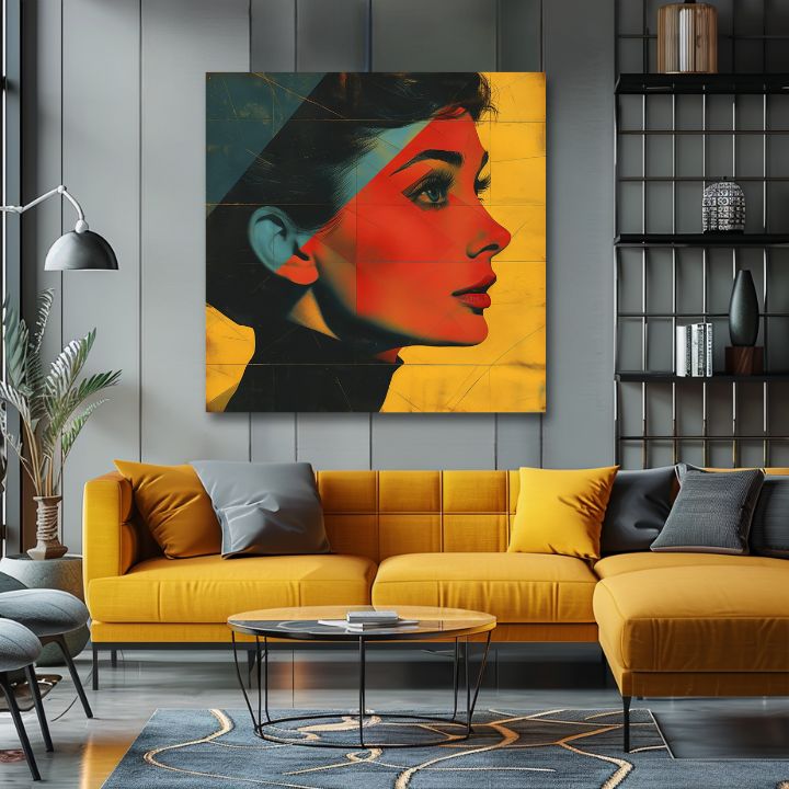 Audrey Hepburn slika na platnu - Elegantna ikona - slika 3