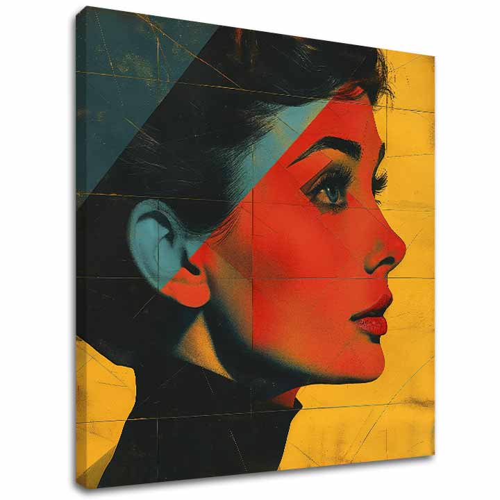 Slika na platnu Audrey Hepburn - Elegantna ikona