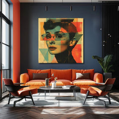 Audrey Hepburn slika na platnu - Nepozabna lepota