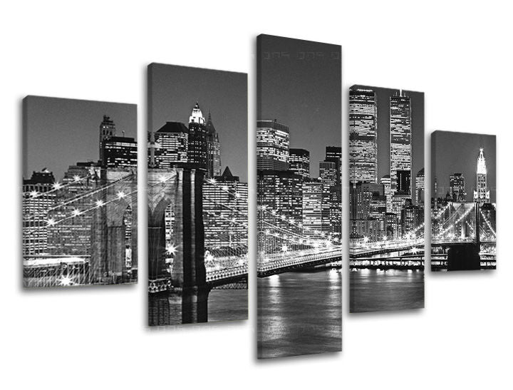 Stenska slika CITY Popust 60 % 100X80 cm