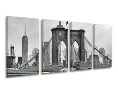 4-delna stenska poslikava MESTO / NEW YORK