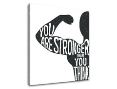 Motivacijska stenska slika Ti si močnejši