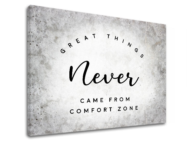Motivacijska stenska slika GREAT THINGS 60x90 cm