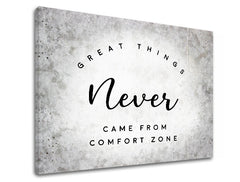 Motivacijska stenska slika GREAT THINGS 60x90 cm