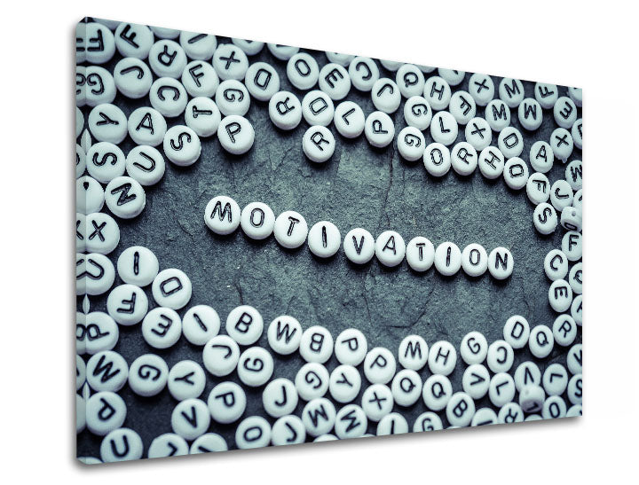 Motivacijska stenska slika Motivacija 60x40 cm