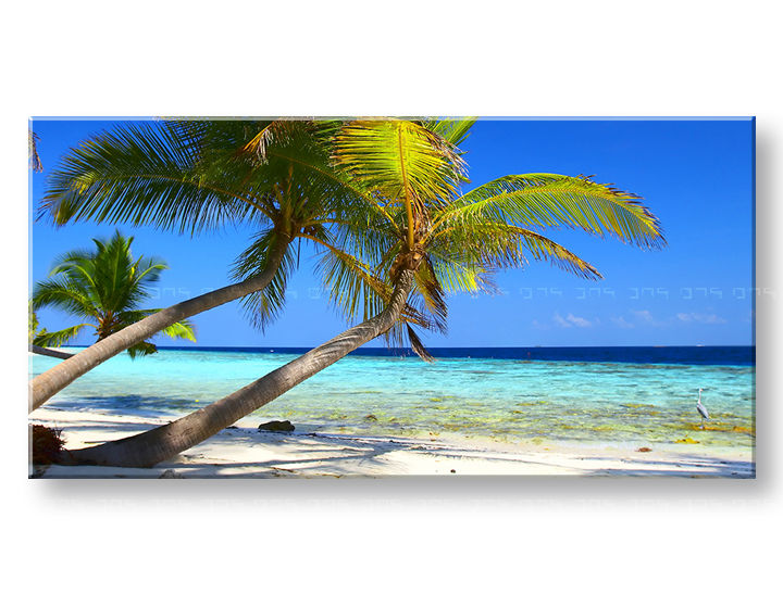 PANORAMA BEACH stenska slika Popust 60% 70X140 cm