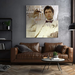 Scarface slika na platnu Vsak dan nad zemljo je dober dan | različne dimenzije