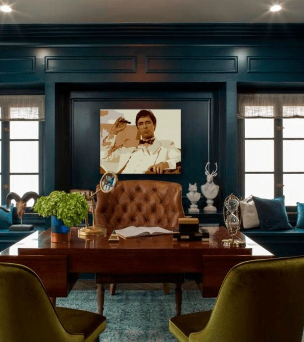 Največji gangsterji na zaslonu SCARFACE - TONY MONTANA kajenje cigare - slika 2