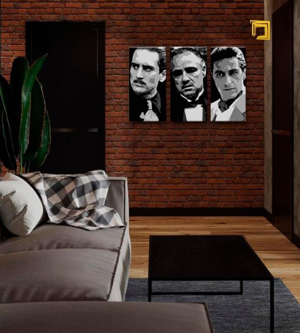 Največji MAFIJCI na platnu - THE GODFATHER Popust 60% 150X100 CM