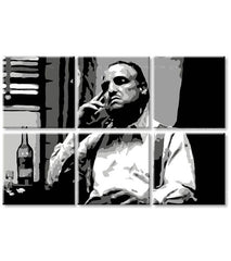 Največji gangsterji na platnu THE GODFATHER - VITO CORLEONE s steklenico viskija - slika 4