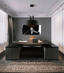 The Greatest Mobsters on Screen SCARFACE - Jezni TONY MONTANA s cigaro v roki Popust 60% 120X60 cm