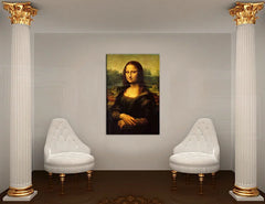 Slika na platnu MONA LISA – LEONARDO DA VINCI Popust 60 % 100x60 cm