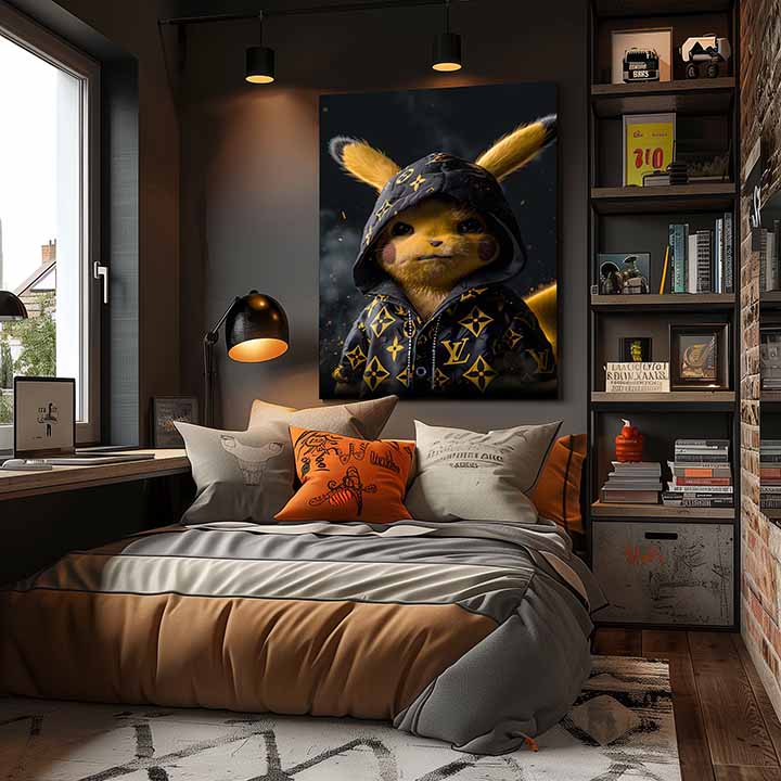 Slika PIKACHU: Kralj uličnih oblačil | Italijansko platno