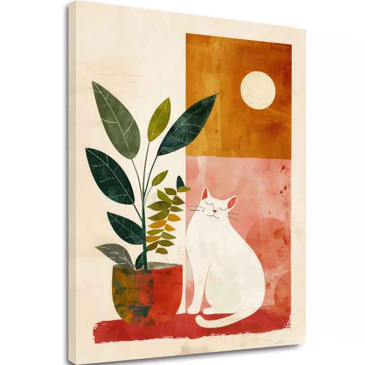 Slika na platnu - Cat zen - slika 2