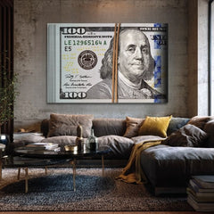Slika na platnu Benjamin Franklin - simbol modrosti - slika 3