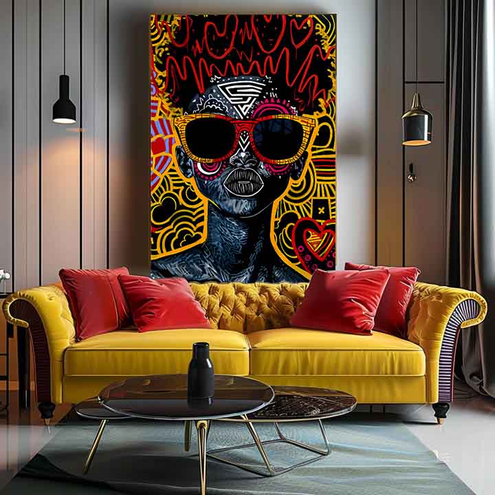 Slika VIBRANT SHADES | Italijansko platno | različne dimenzije