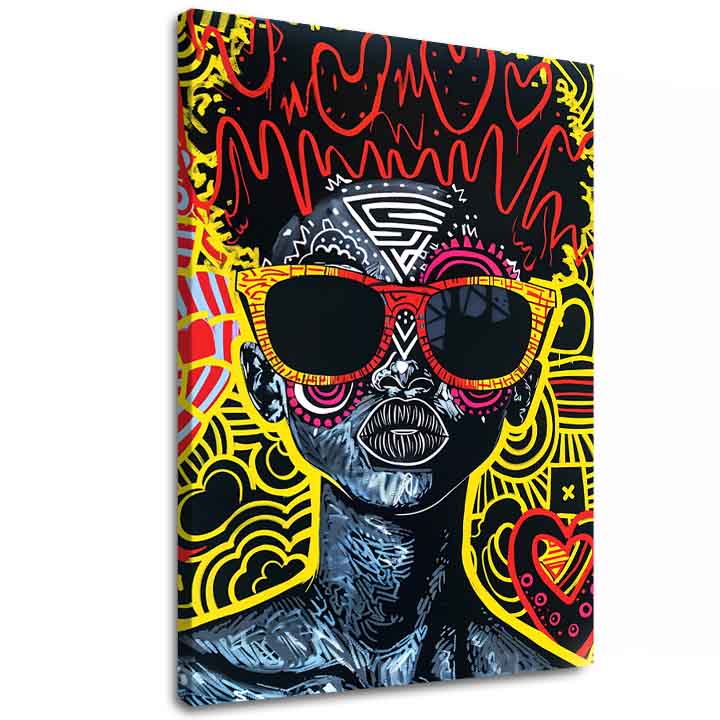 Slika VIBRANT SHADES | Italijansko platno | različne dimenzije