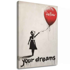 Slika FOLLOW YOUR DREAMS | Italijansko platno | različne dimenzije