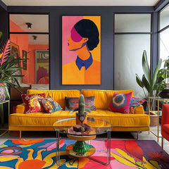 Slika VIBRANT SILHOUETTE | Italijansko platno | različne dimenzije