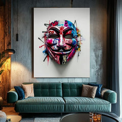 Slika ANONYMOUS MASK | Italijansko platno | različne dimenzije