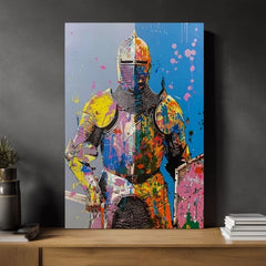 Slika GRAFFITI KNIGHT | Italijansko platno
