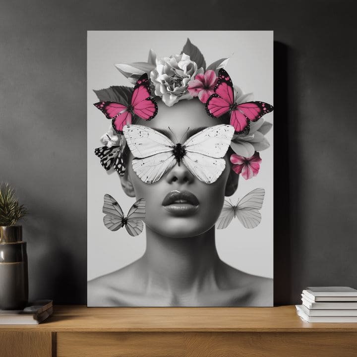 Slika BUTTERFLY VISION | Italijansko platno