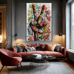 Slika PEACE HAND | Italijansko platno