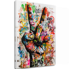 Slika PEACE HAND | Italijansko platno