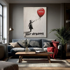 Slika FOLLOW YOUR DREAMS | Italijansko platno