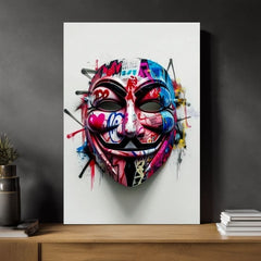 Slika ANONYMOUS MASK | Italijansko platno
