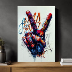 Slika PEACE HAND | Italijansko platno