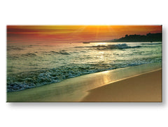 Stenska slika PANORAMA WEST SLNKA 50x100 cm