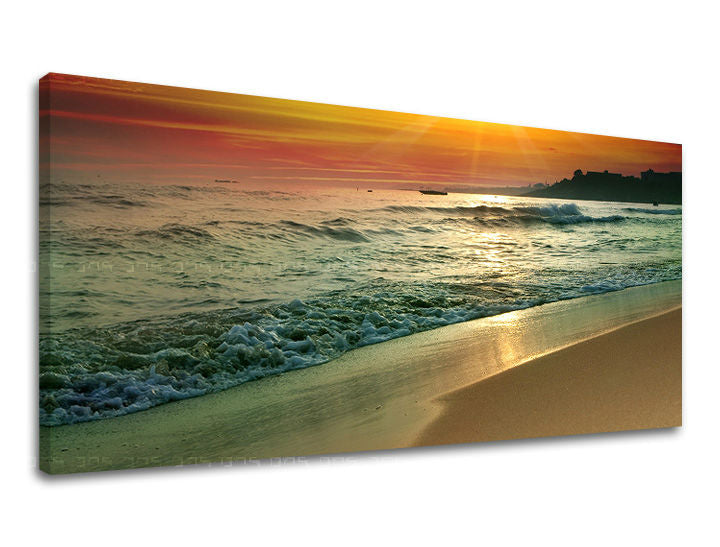 Stenska slika PANORAMA WEST SLNKA 50x100 cm