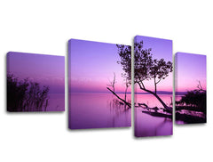 Slikarstvo na platnu WEST SLNKA 130x70 cm