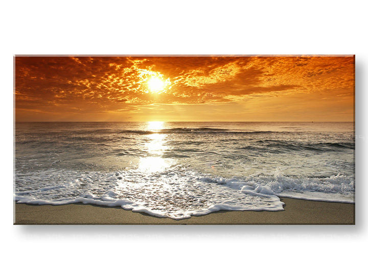 Stenska slika PANORAMA ZAHOD SONCA 40x80 cm - slika 2