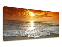 Stenska slika PANORAMA WEST SLNKA 40x80 cm