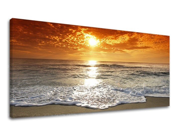 Stenska slika PANORAMA WEST SLNKA 50x100 cm