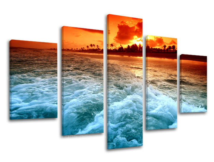 Stenska slika WEST SLNKA Popust 60% 150X100 cm