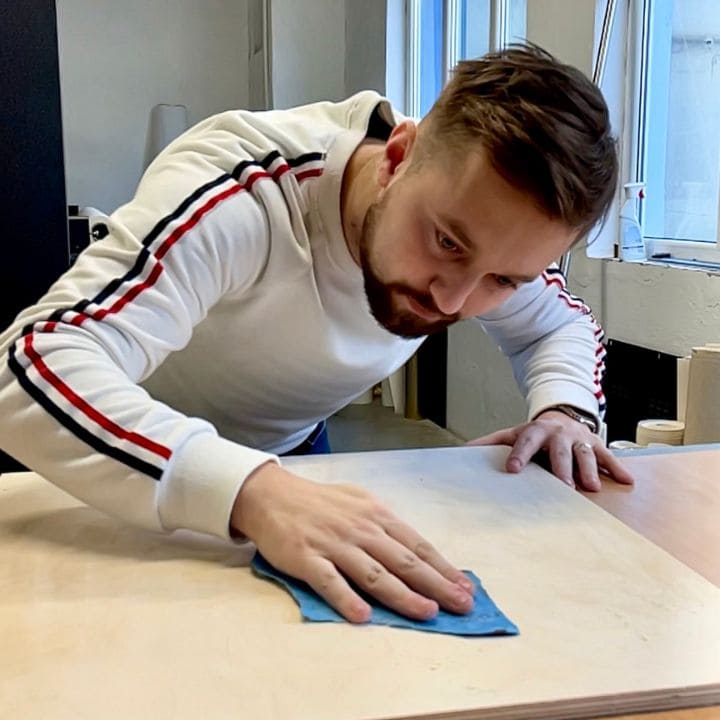 Slika na les - Cvetoči nordijski vrt